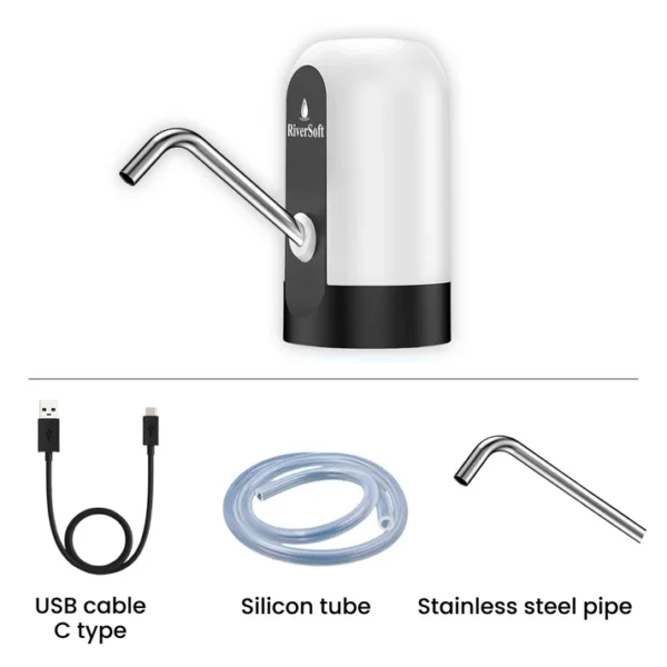 Automatic Water Dispenser for 20L Bottles-USB Rechargeable Pump - Image 2
