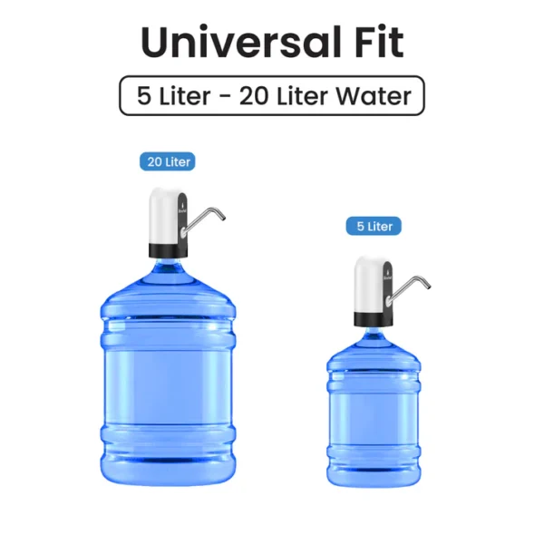 Automatic Water Dispenser for 20L Bottles-USB Rechargeable Pump - Image 6